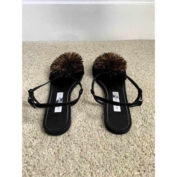 Zara Pom Pom Sandals - Picture 4 of 6